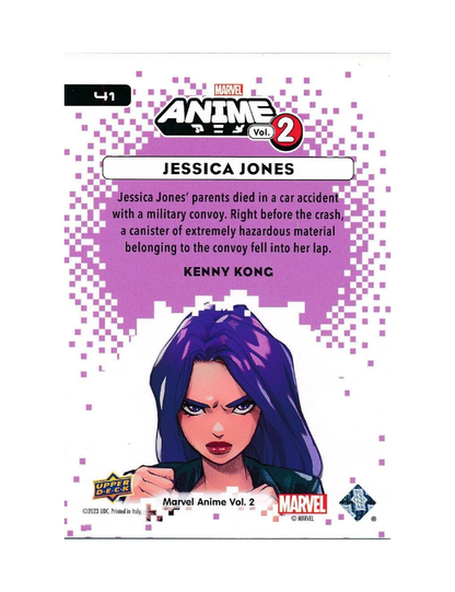 Upper Deck - Jessica Jones - #41 - Marvel Anime Vol. 2 - Base Set - Kenny Kong