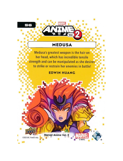 Upper Deck - Medusa - #56 - Marvel Anime Vol. 2 - Base Set - Edwin Huang