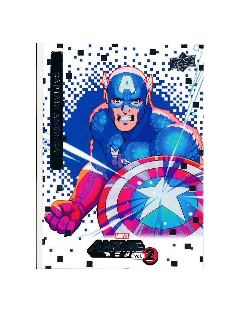 Upper Deck - Captain America - #9 - Marvel Anime Vol. 2 - Base Set - Sykosan