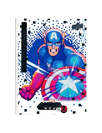 Upper Deck - Captain America - #9 - Marvel Anime Vol. 2 - Base Set - Sykosan