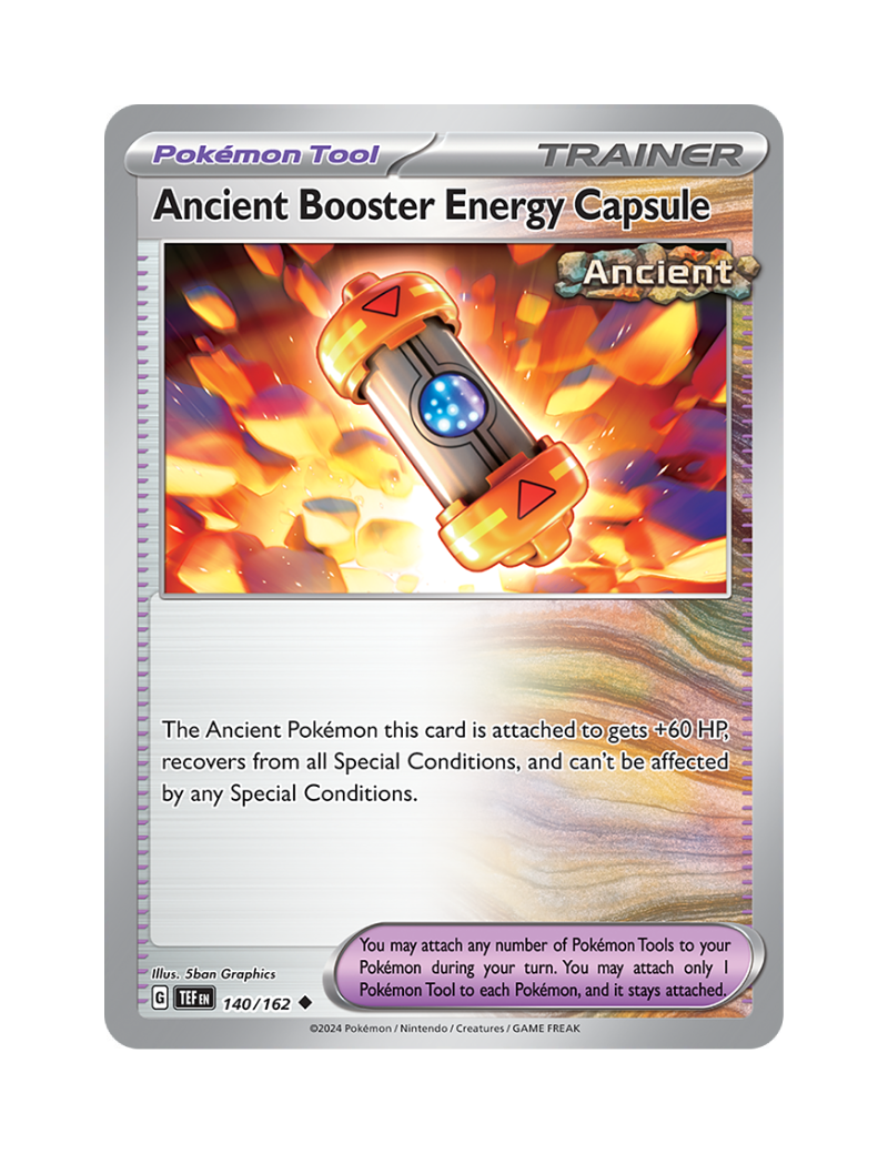 Ancient Booster Energy Capsule - 140/162 - Temporal Forces - Uncommon