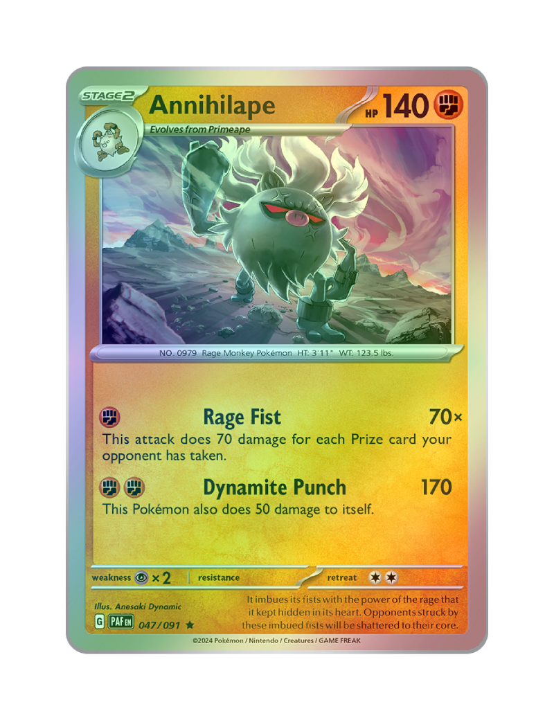 Annihilape - 047/091 - Paldean Fates - Holo Rare