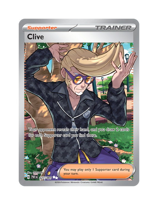 Clive - 227/091 - Paldean Fates - Ultra Rare