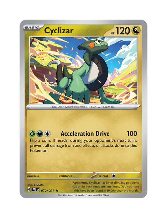 Cyclizar - 070/091 - Paldean Fates - Rare - Reverse Holo