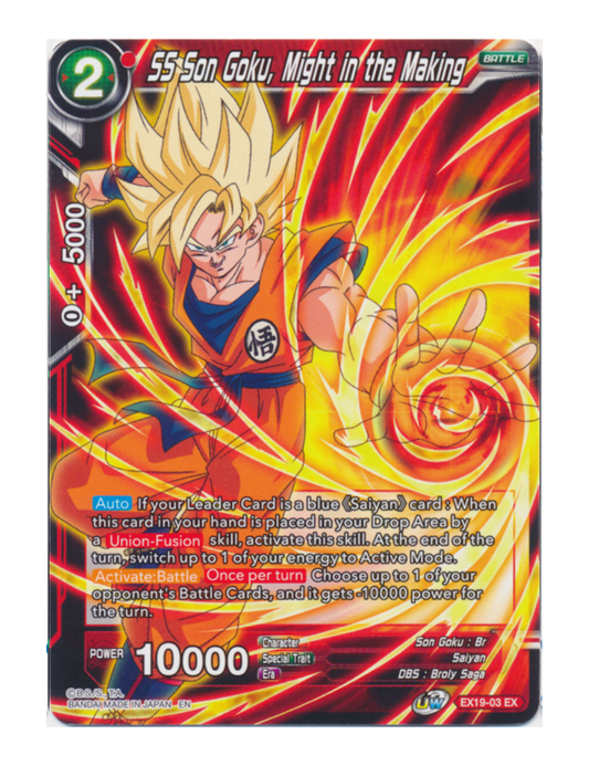 SS Son Goku, Might in the Making - EX - EX19-03