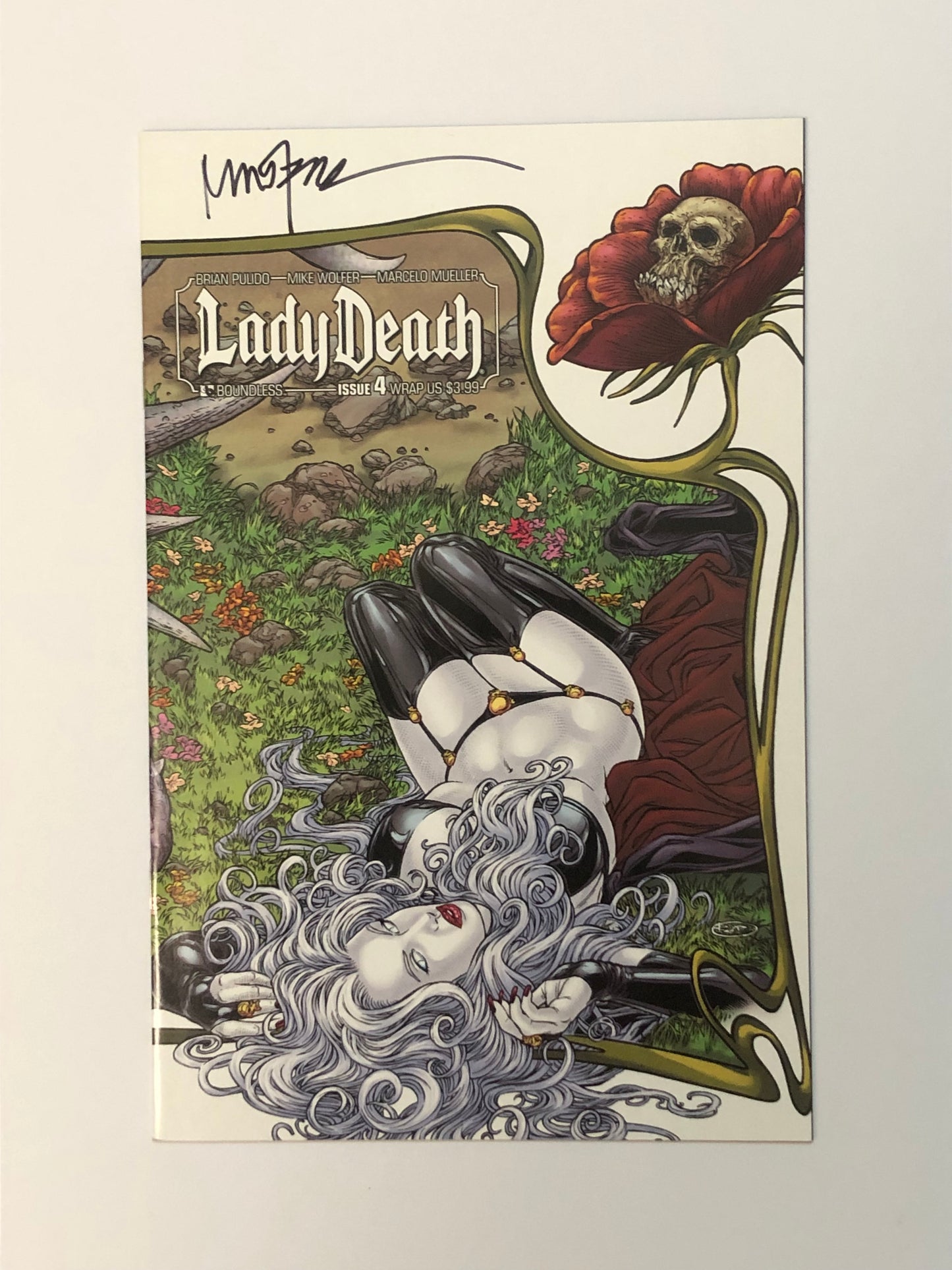 Lady Death - Boundless #4 - Wrap - Signed