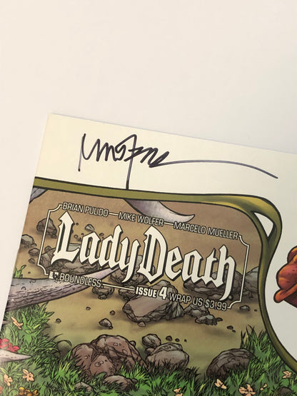 Lady Death - Boundless #4 - Wrap - Signed