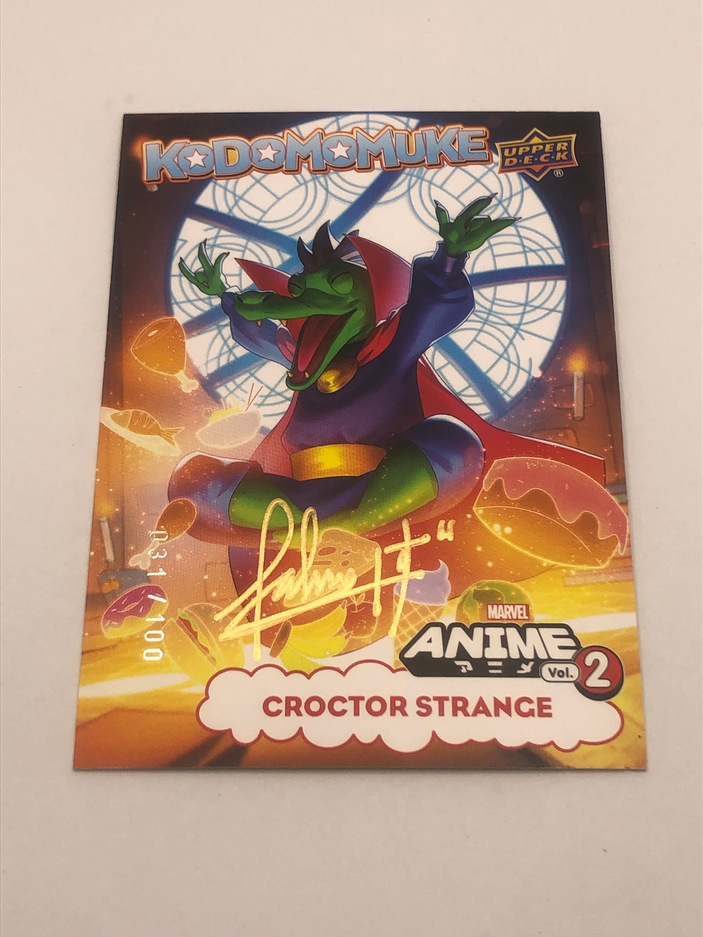 Upper Deck - Croctor Strange - K-11 - Marvel Anime Vol. 2 - Kodomomuke - Auto #031/100