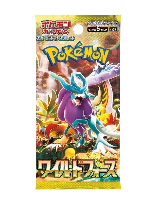 Japanese Wild Force Booster Pack Front Side