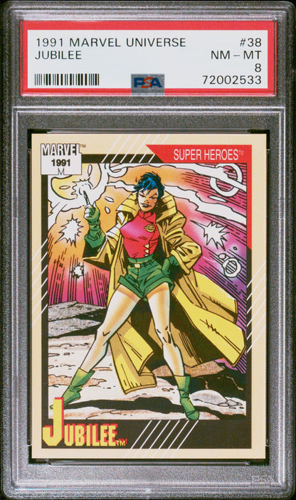 Jubilee #38 - Impel 1991 Marvel Universe - PSA 8