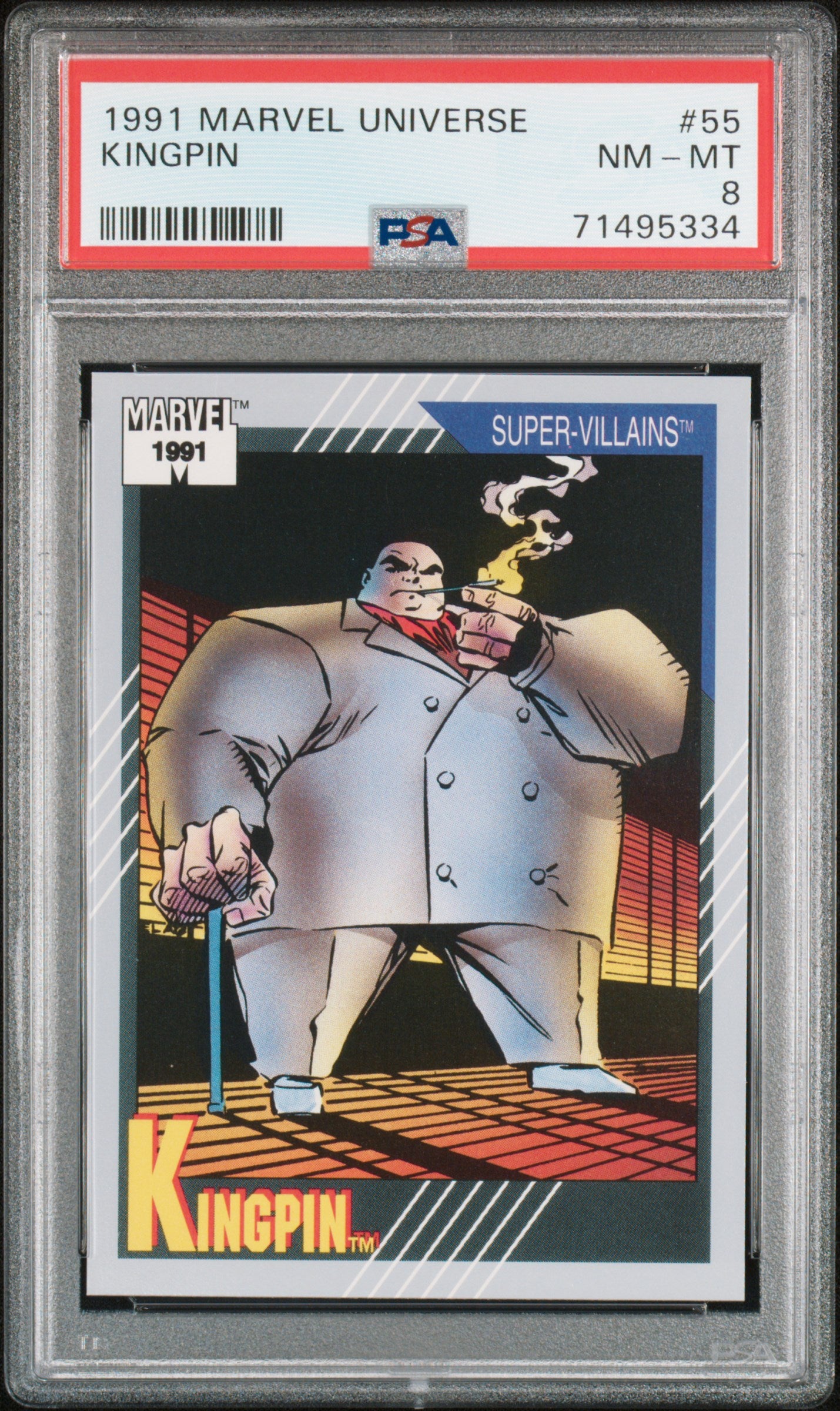 Kingpin #55 - Impel 1991 Marvel Universe - PSA 8