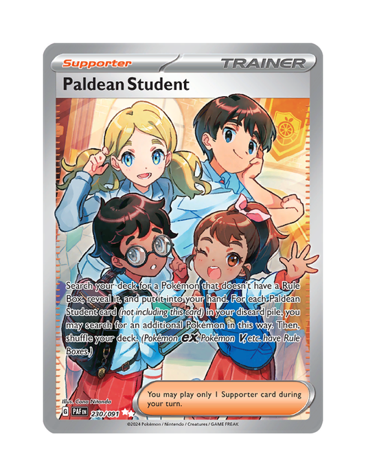 Paldean Student - 230/091 - Paldean Fates - Ultra Rare