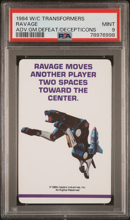 Ravage - Hasbro 1984 Transformers - PSA 9