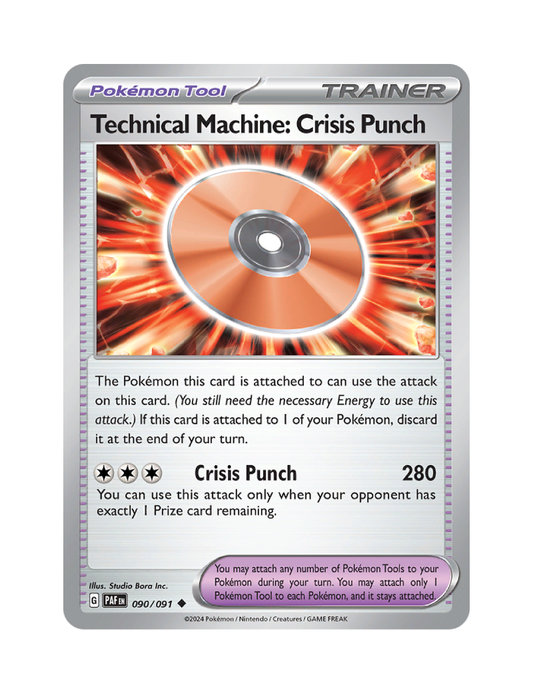 Technical Machine: Crisis Punch - 090/091 - Paldean Fates - Uncommon