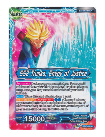 SS2 Trunks, Envoy of Justice / Trunks - Common - BT10-031