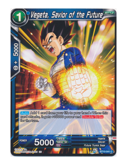 Vegeta, Savior of the Future - Common - BT10-041