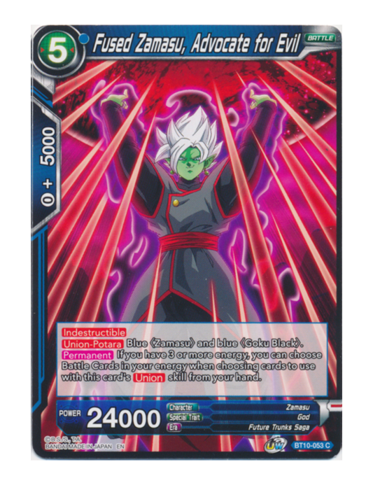 Fused Zamasu, Advocate for Evil - Common - BT10-053