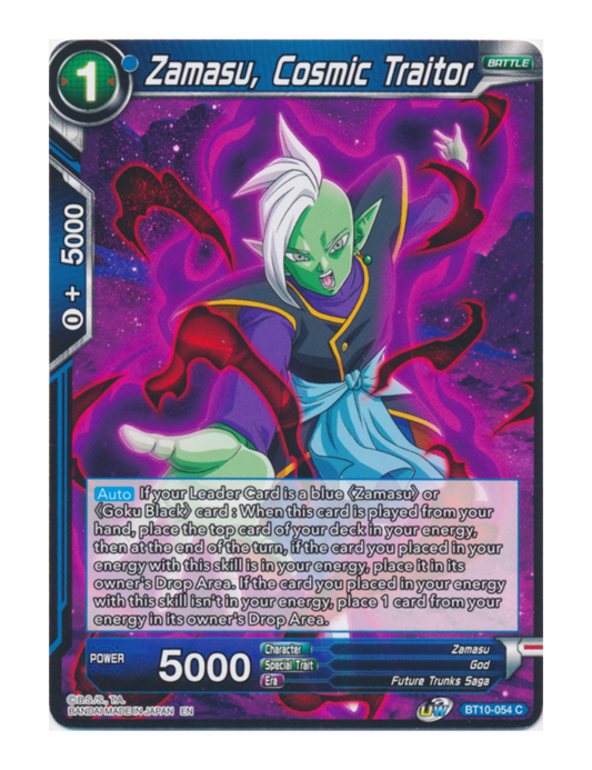 Zamasu, Cosmic Traitor - Common - BT10-054