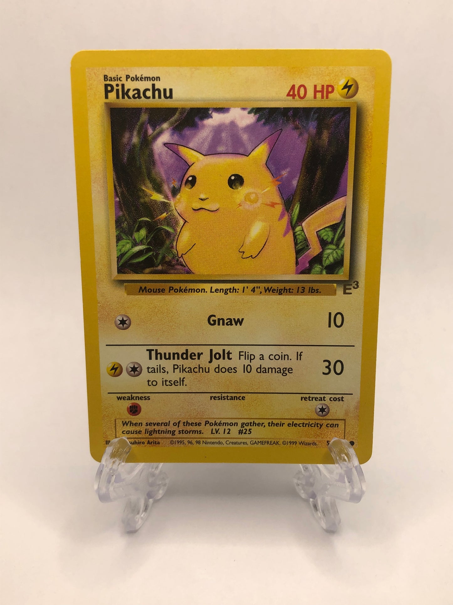 Pikachu 58/102 - Base Set - E3 Gold Stamp Promo - Common